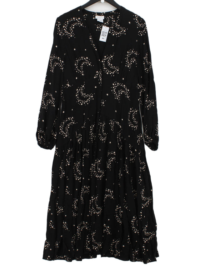 Ghost Women's Maxi Dress L Black 100% Viscose