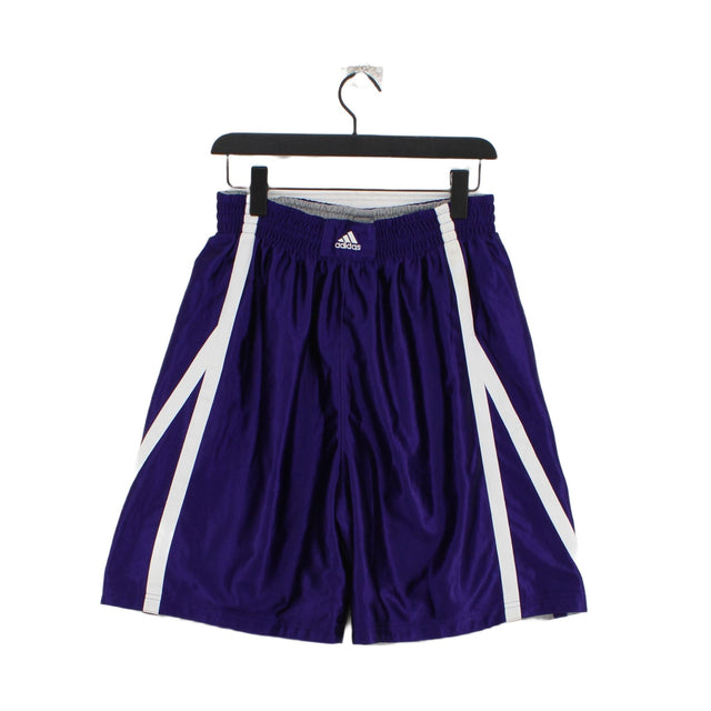Adidas Men's Shorts W 32 in Purple 100% Other
