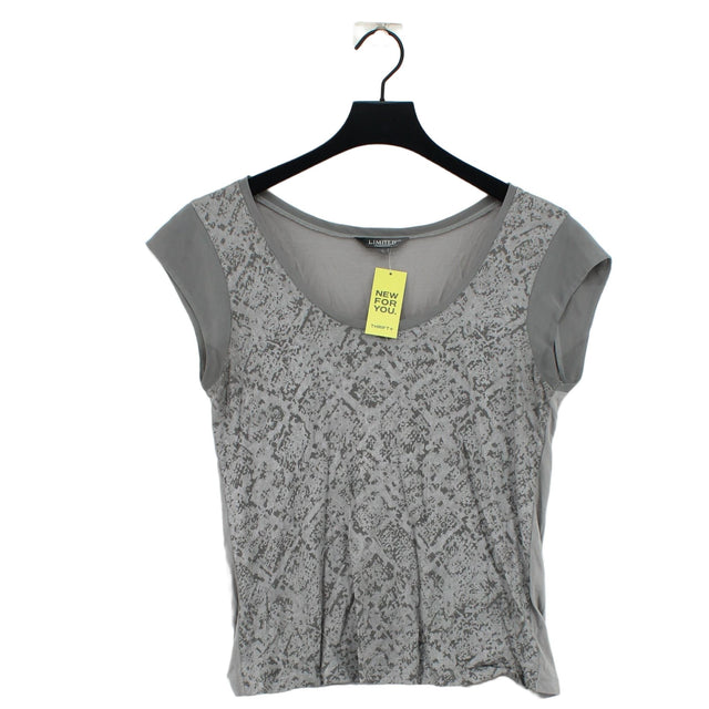 Limited Collection Women's Top UK 10 Grey 100% Other