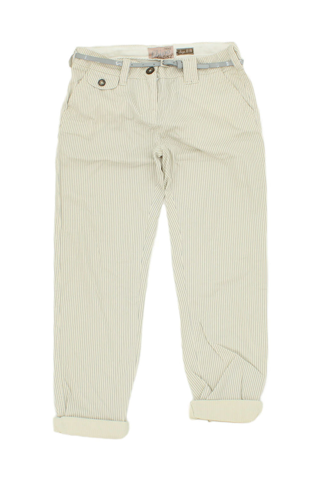 Next Women's Jeans UK 8 White 100% Cotton