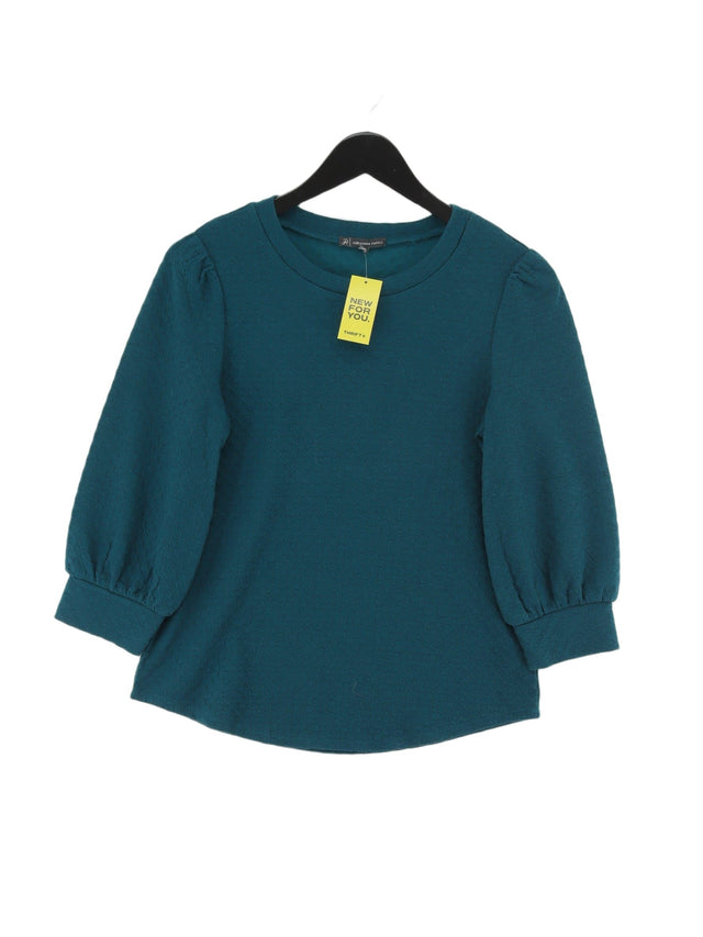Adrianna Papell Women's Jumper S Blue Polyester with Elastane, Viscose