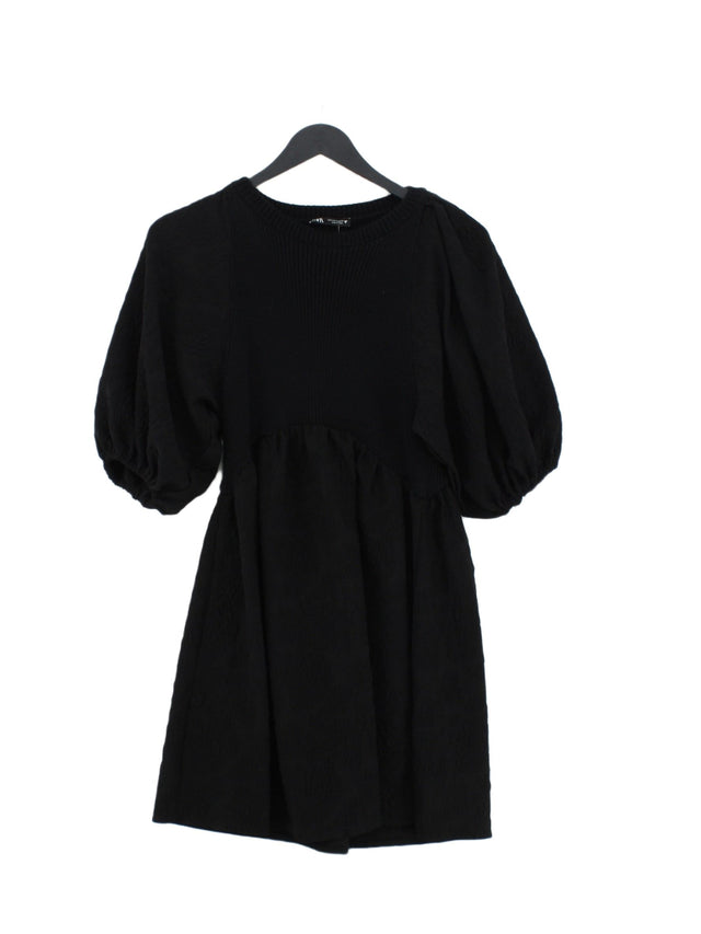 Zara Women's Midi Dress S Black 100% Other