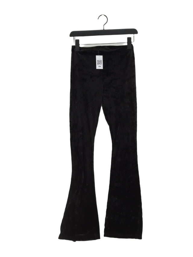 Topshop Women's Leggings UK 10 Black Polyester with Elastane