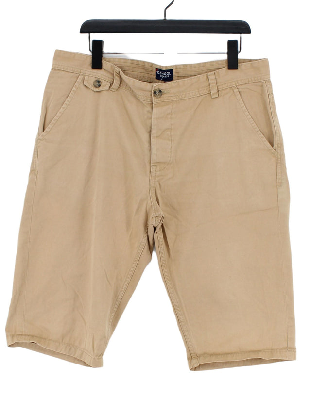 Kangol Men's Shorts XL Brown 100% Cotton