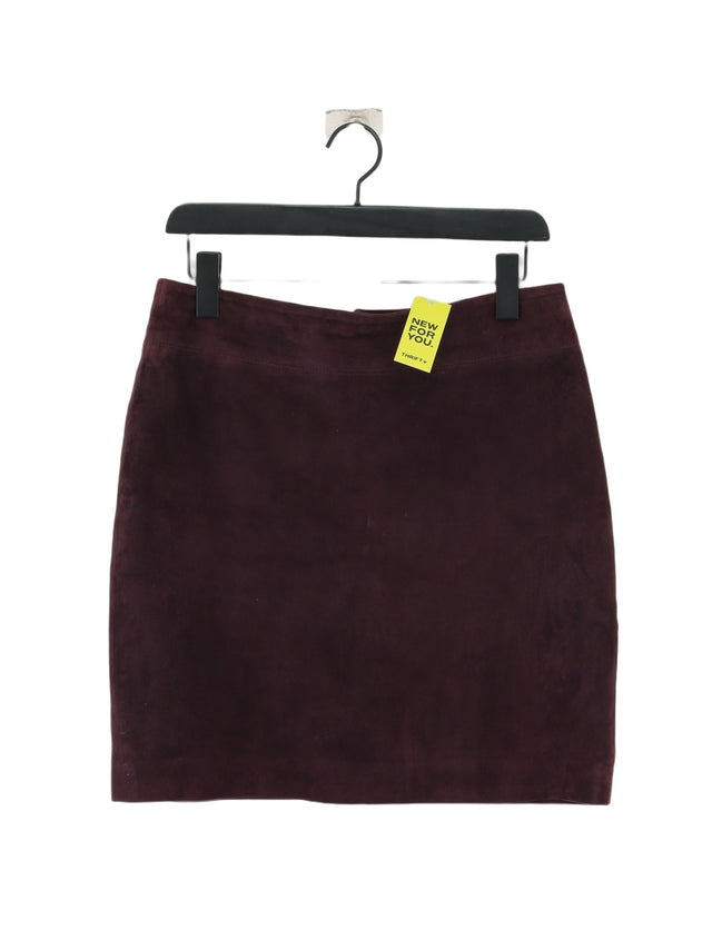 Kaliko Women's Mini Skirt UK 12 Purple Polyester with Other