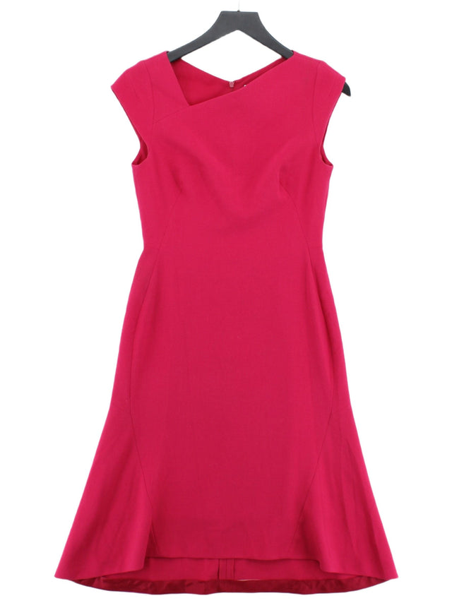 L.K. Bennett Women's Midi Dress UK 10 Pink 100% Other