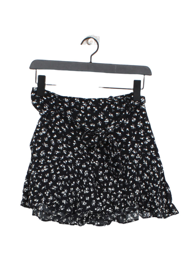 Zara Women's Midi Skirt XS Black 100% Viscose