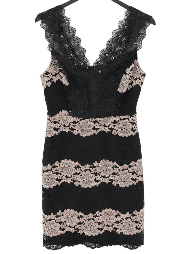 Liquorish Women's Midi Dress UK 8 Black 100% Polyester