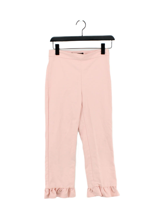 Zara Women's Trousers XS Pink 100% Other