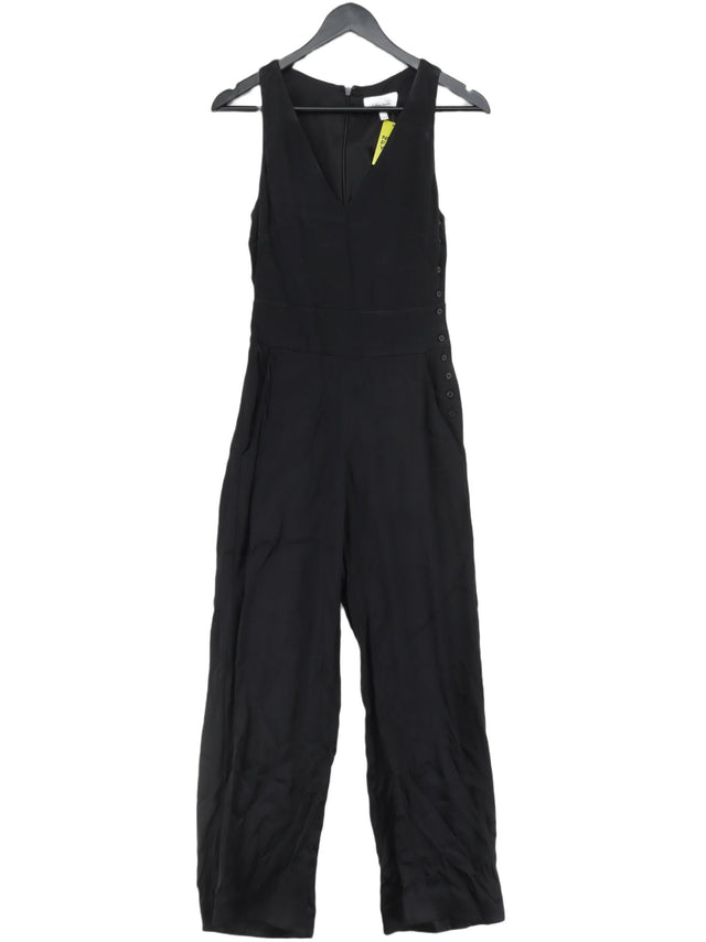 & Other Stories Women's Jumpsuit UK 6 Black Viscose with Elastane, Polyester