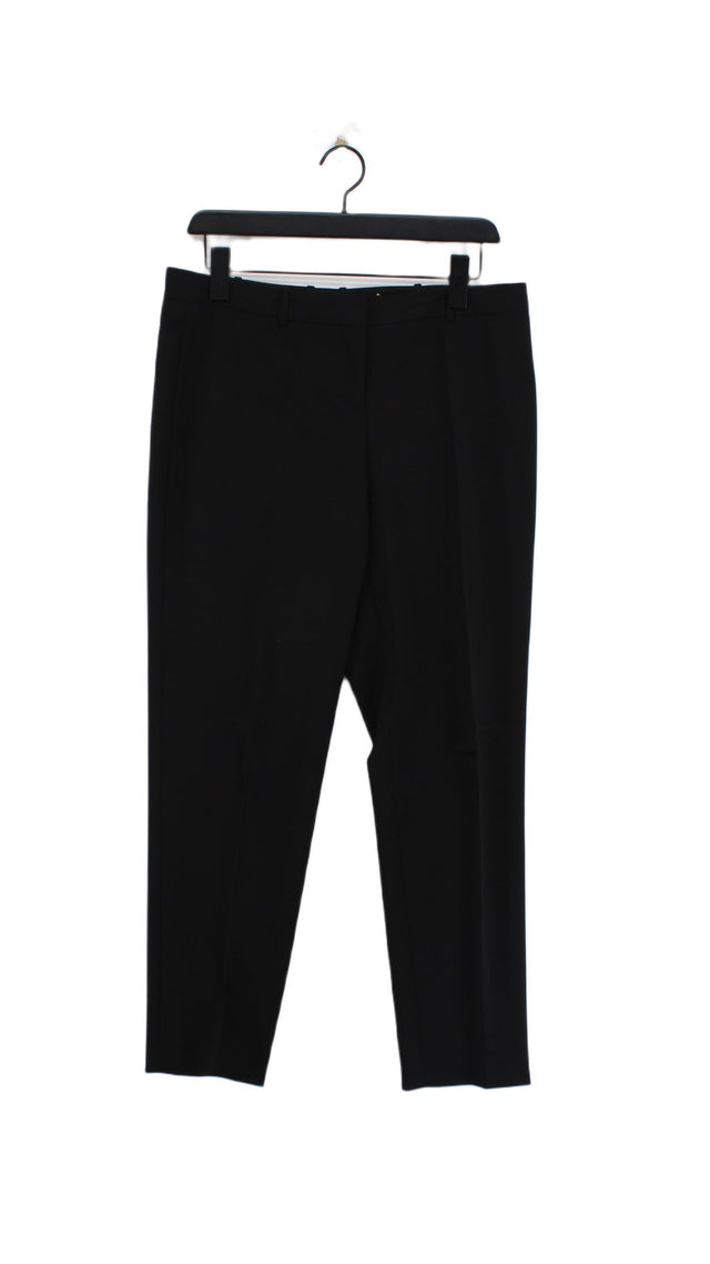 Hugo Boss Women's Suit Trousers UK 10 Black Wool with Elastane