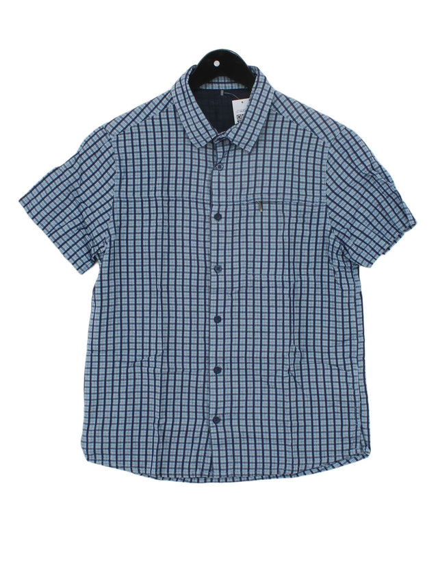 Mountain Warehouse Men's Shirt Chest: 38 in Blue 100% Cotton