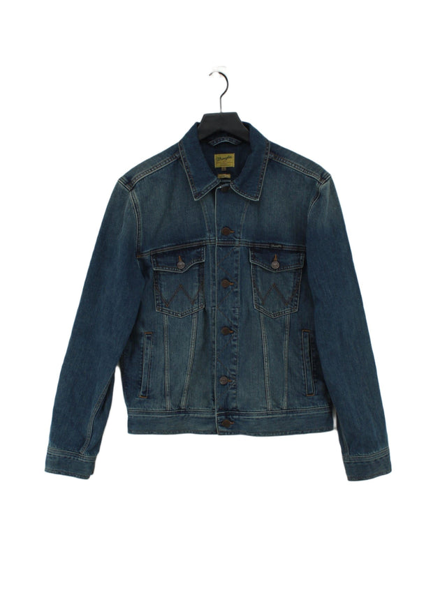 Wrangler Women's Jacket M Blue 100% Cotton