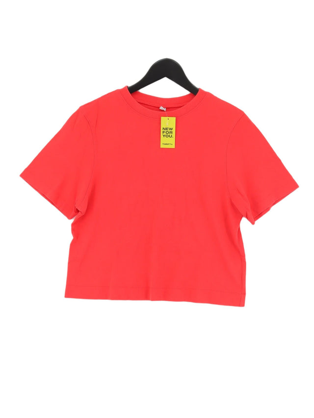 Uniqlo Men's T-Shirt S Red 100% Cotton