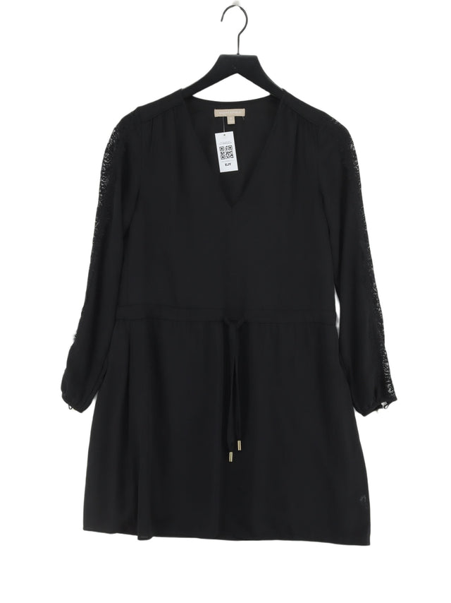 Banana Republic Women's Midi Dress M Black 100% Polyester