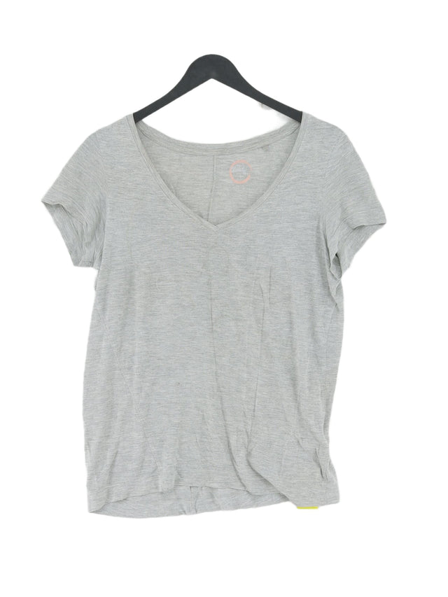 Next Women's T-Shirt UK 8 Grey 100% Viscose