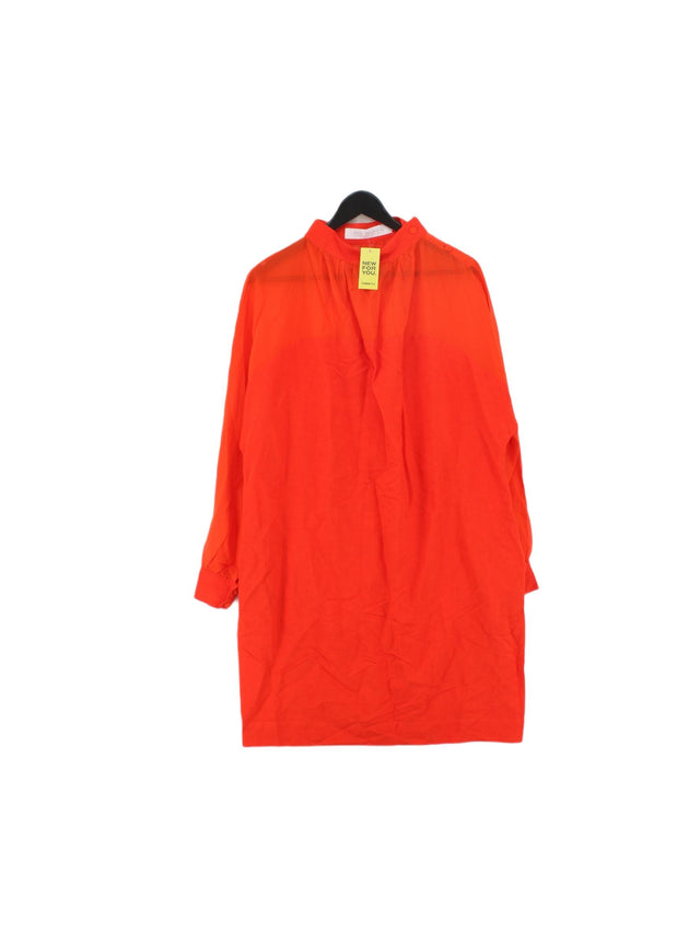 Ioanna Kourbela Women's Midi Dress S Orange 100% Cotton