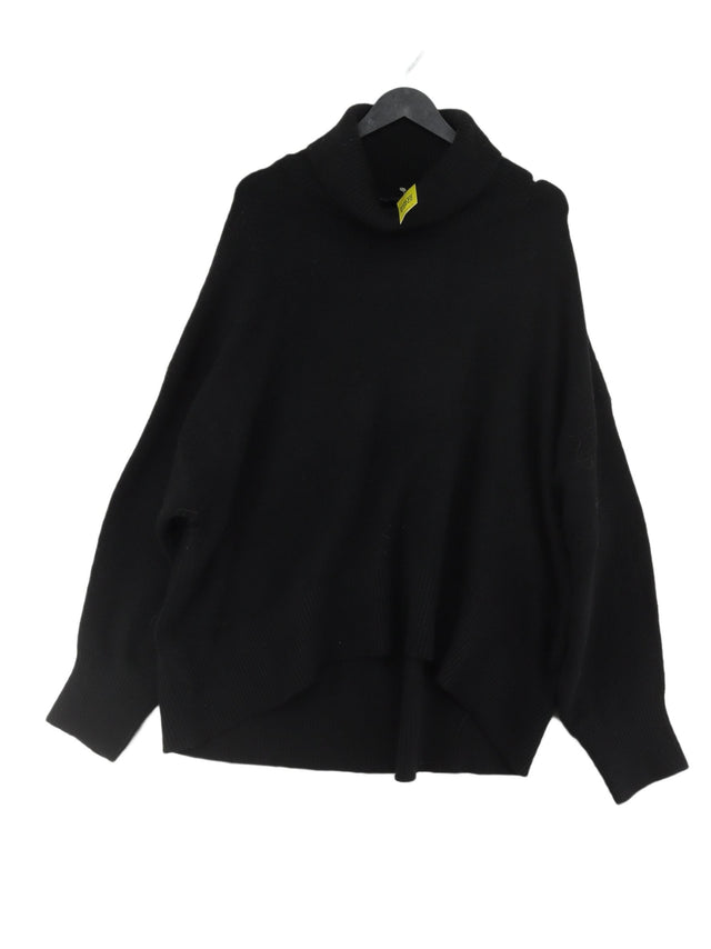 French Connection Women's Jumper XL Black Polyamide with Nylon, Polyester, Wool