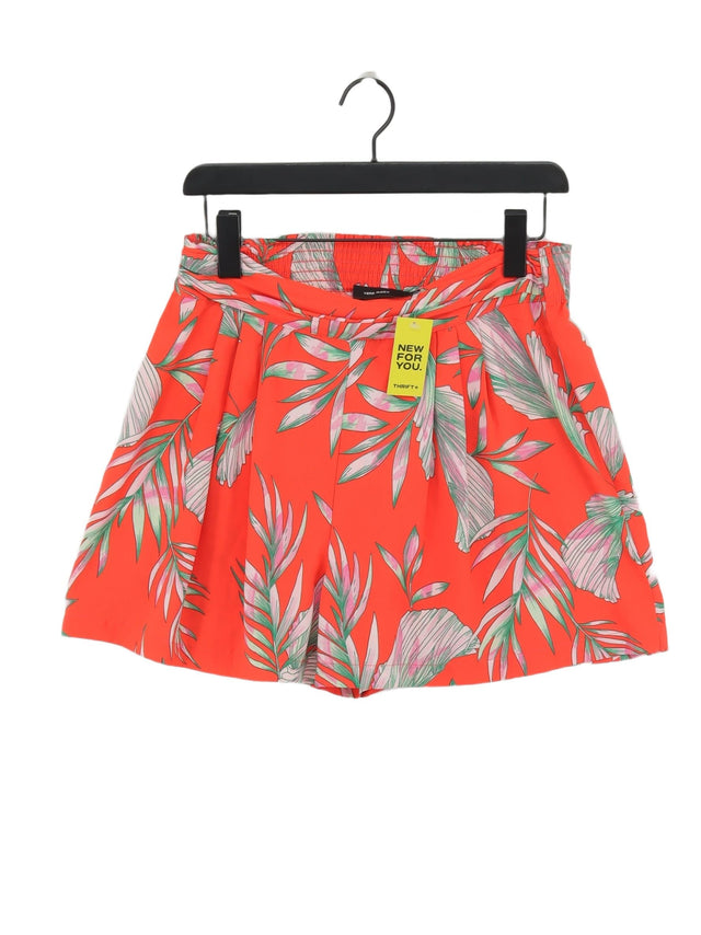 Vero Moda Women's Shorts M Red 100% Polyester