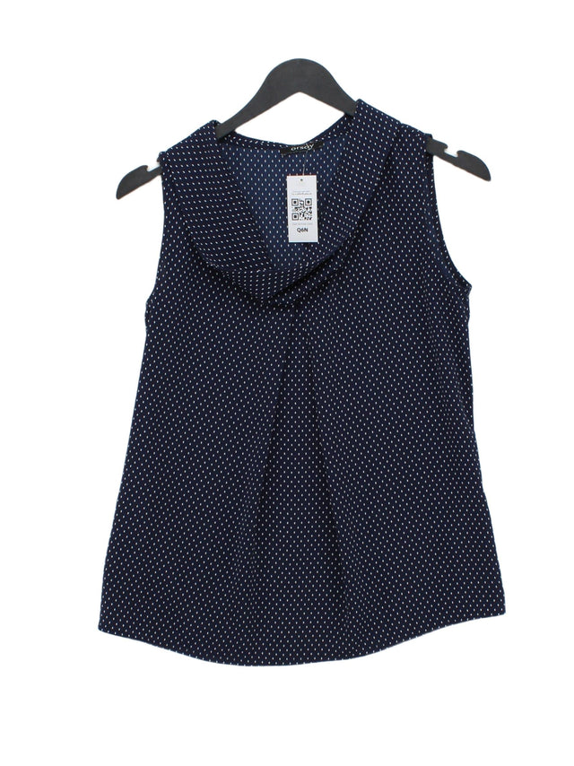 Orsay Women's Top UK 4 Blue 100% Polyester