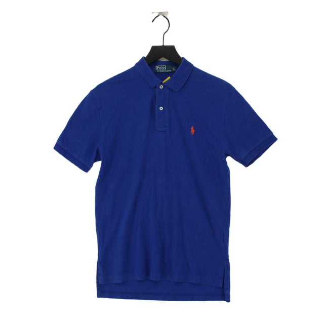 Ralph Lauren Men's Polo S Blue 100% Cotton