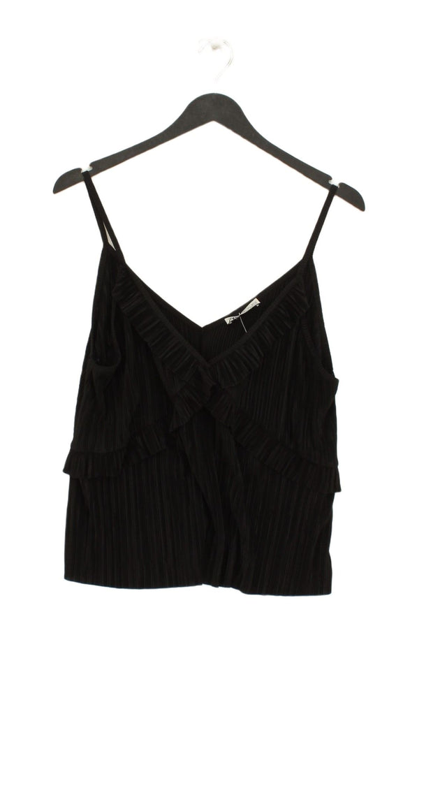 Zara Women's Top L Black 100% Polyester