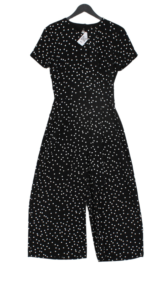 Warehouse Women's Jumpsuit UK 6 Black 100% Polyester