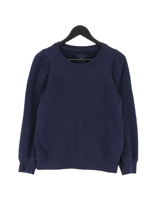 Crew Clothing Women's Jumper UK 8 Blue Cotton with Polyester