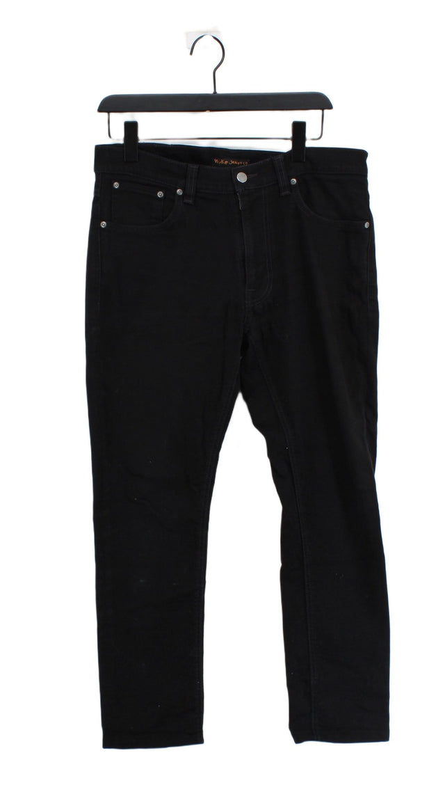 Nudie Jeans Men's Jeans W 34 in Black 100% Cotton