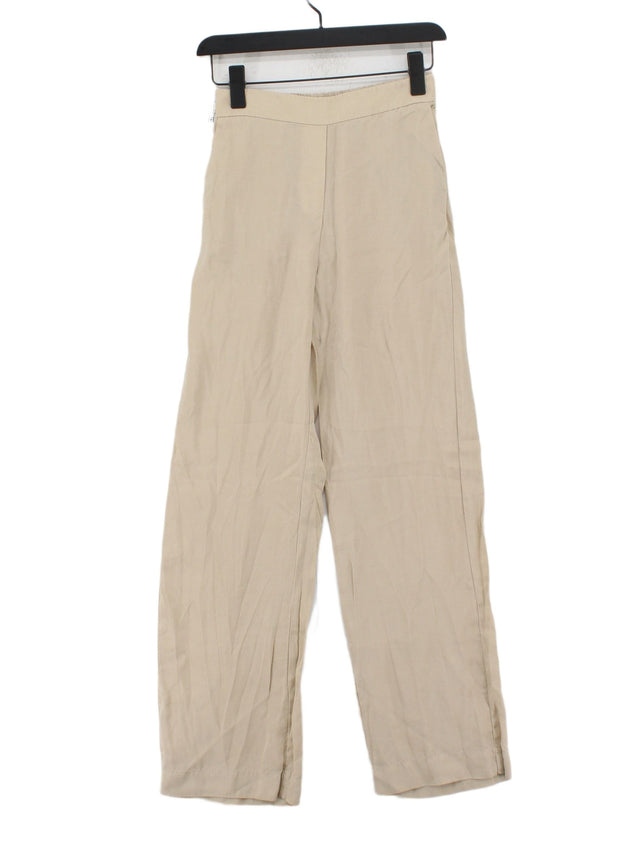 MNG Women's Suit Trousers XS Tan 100% Lyocell Modal