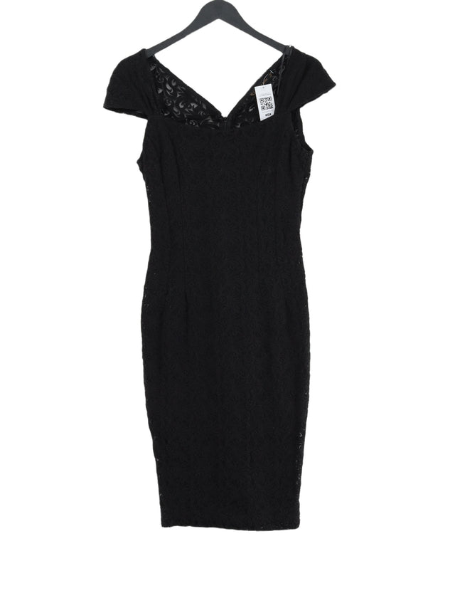 Zara Women's Midi Dress M Black 100% Other