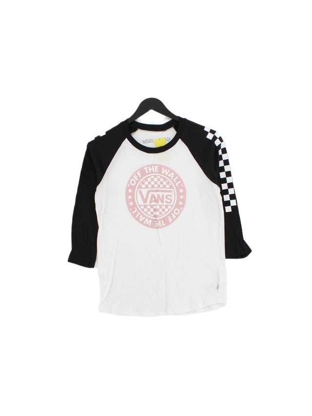 Vans Women's Top S Multi 100% Cotton