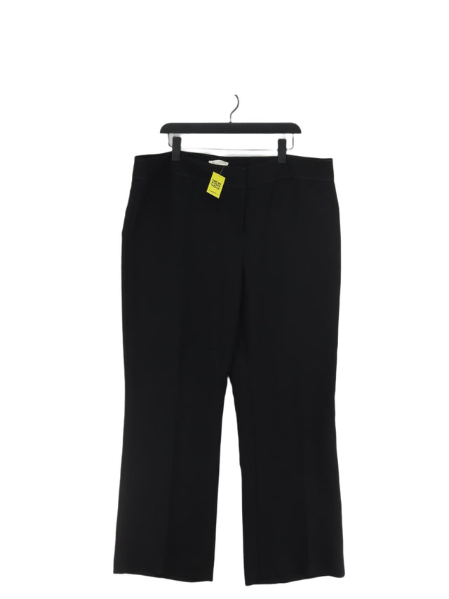 Planet Women's Suit Trousers UK 20 Black 100% Polyester