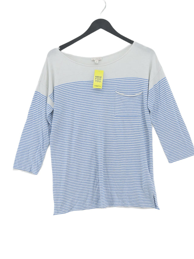 Gap Women's Top M Blue Viscose with Cashmere, Nylon, Polyester