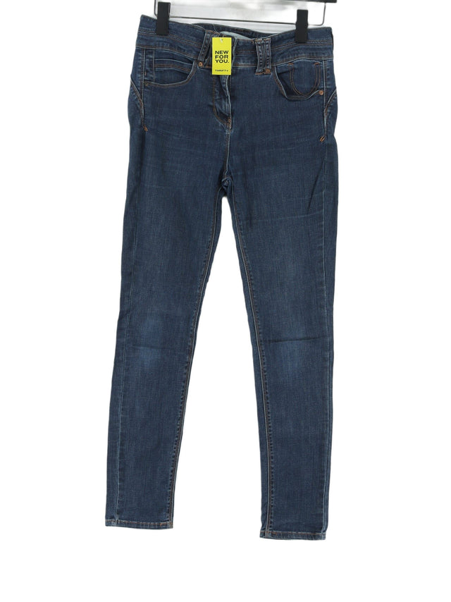 Next Women's Jeans UK 10 Blue Cotton with Elastane