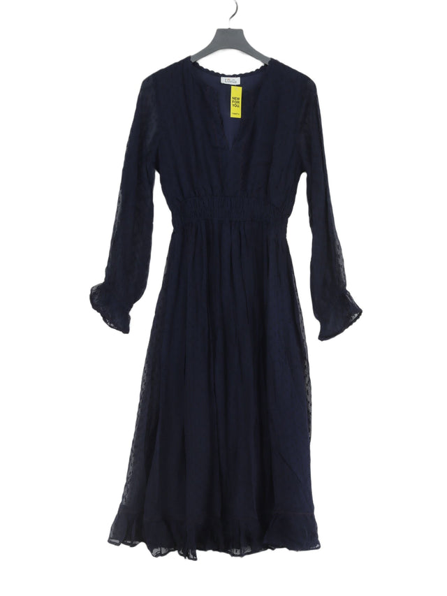 Luella Women's Midi Dress S Blue Cotton with Other