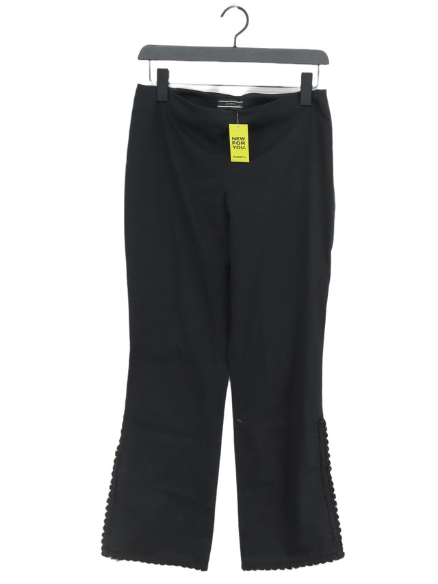 Joseph Women's Suit Trousers UK 14 Black Cotton with Elastane