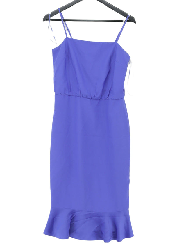 Oasis Women's Midi Dress UK 10 Purple 100% Polyester