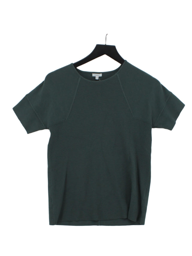 Jigsaw Women's T-Shirt XS Green Viscose with Polyester
