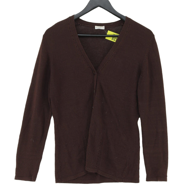 Planet Women's Cardigan L Brown Viscose with Acrylic