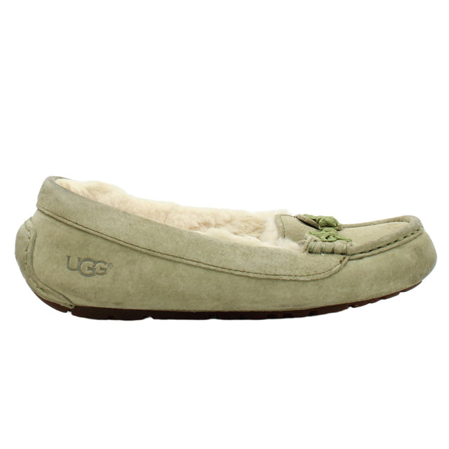 UGG Women's Flat Shoes UK 4.5 Green 100% Other
