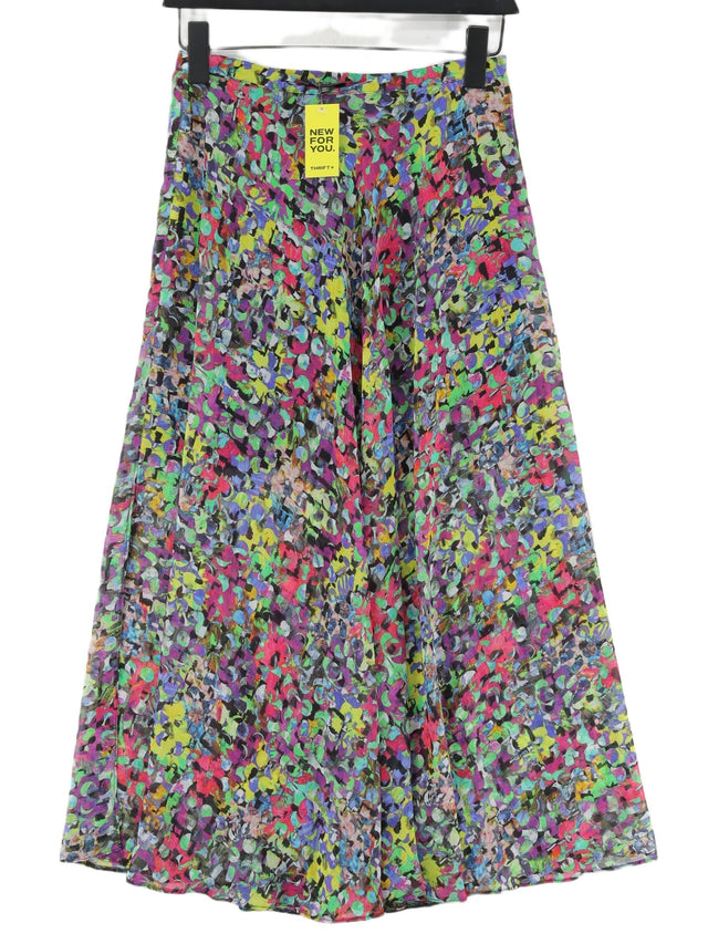 Topshop Women's Maxi Skirt UK 8 Multi 100% Polyester