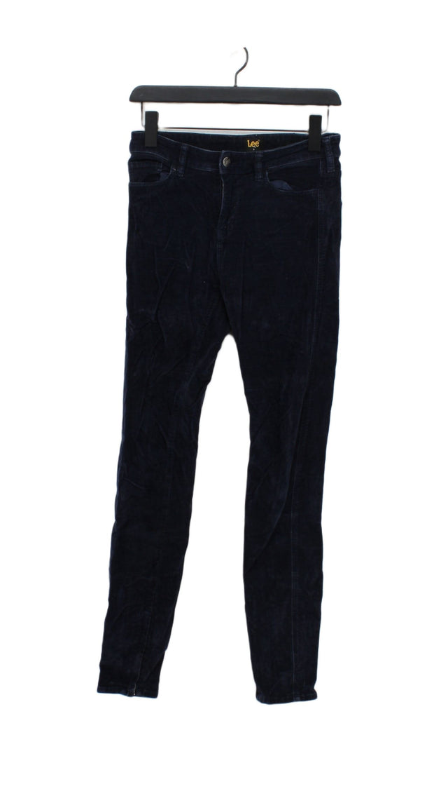 Lee Women's Jeans W 28 in Blue Cotton with Elastane