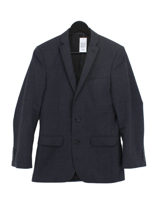 Ben Sherman Men's Blazer Chest: 36 in Blue Viscose with Polyester