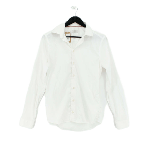 Eton Men's T-Shirt Collar: 15 in White 100% Other