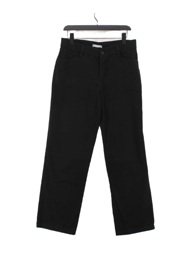 Lee Women's Jeans UK 12 Black Cotton with Spandex