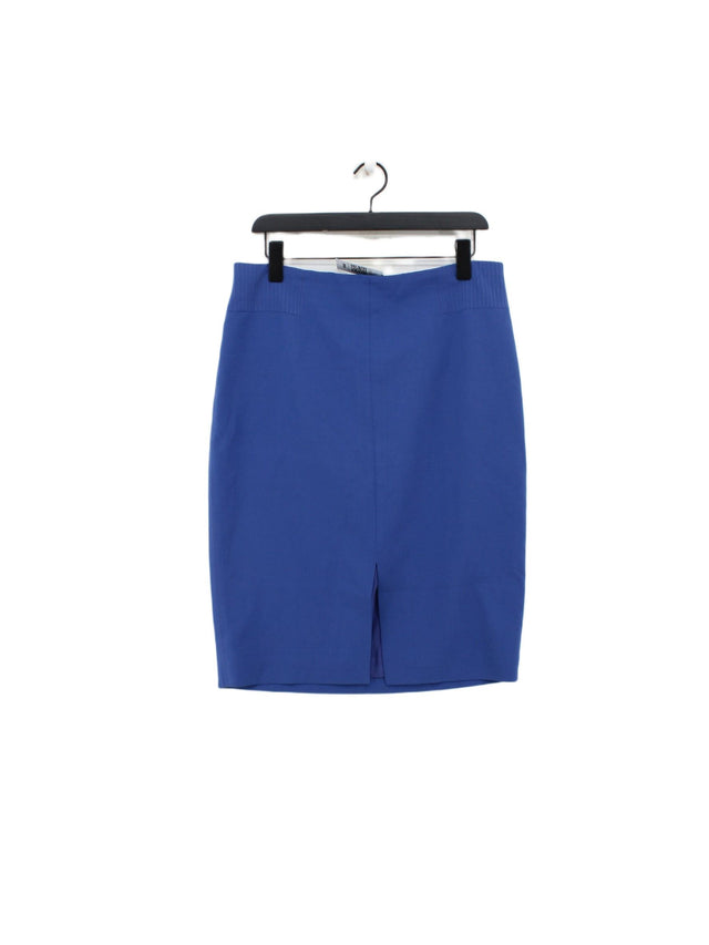 White House Black Market Women's Midi Skirt UK 12 Blue