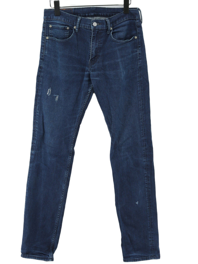 Levi’s Men's Jeans W 32 in; L 34 in Blue Cotton with Elastane