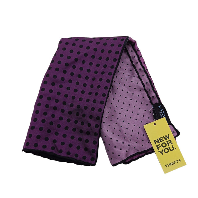 Lanvin Men's Scarf Purple 100% Silk