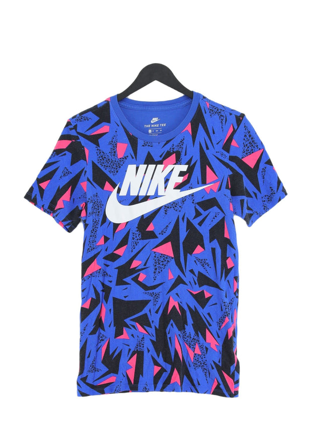 Nike Women's T-Shirt XS Blue 100% Cotton